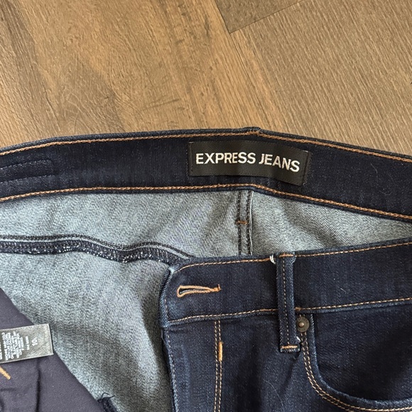 Express Dark Indigo Skinny Jeans - Picture 2 of 10